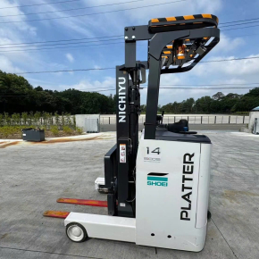 Xe nâng nichiyu đứng lái 1,4tan cao 3m