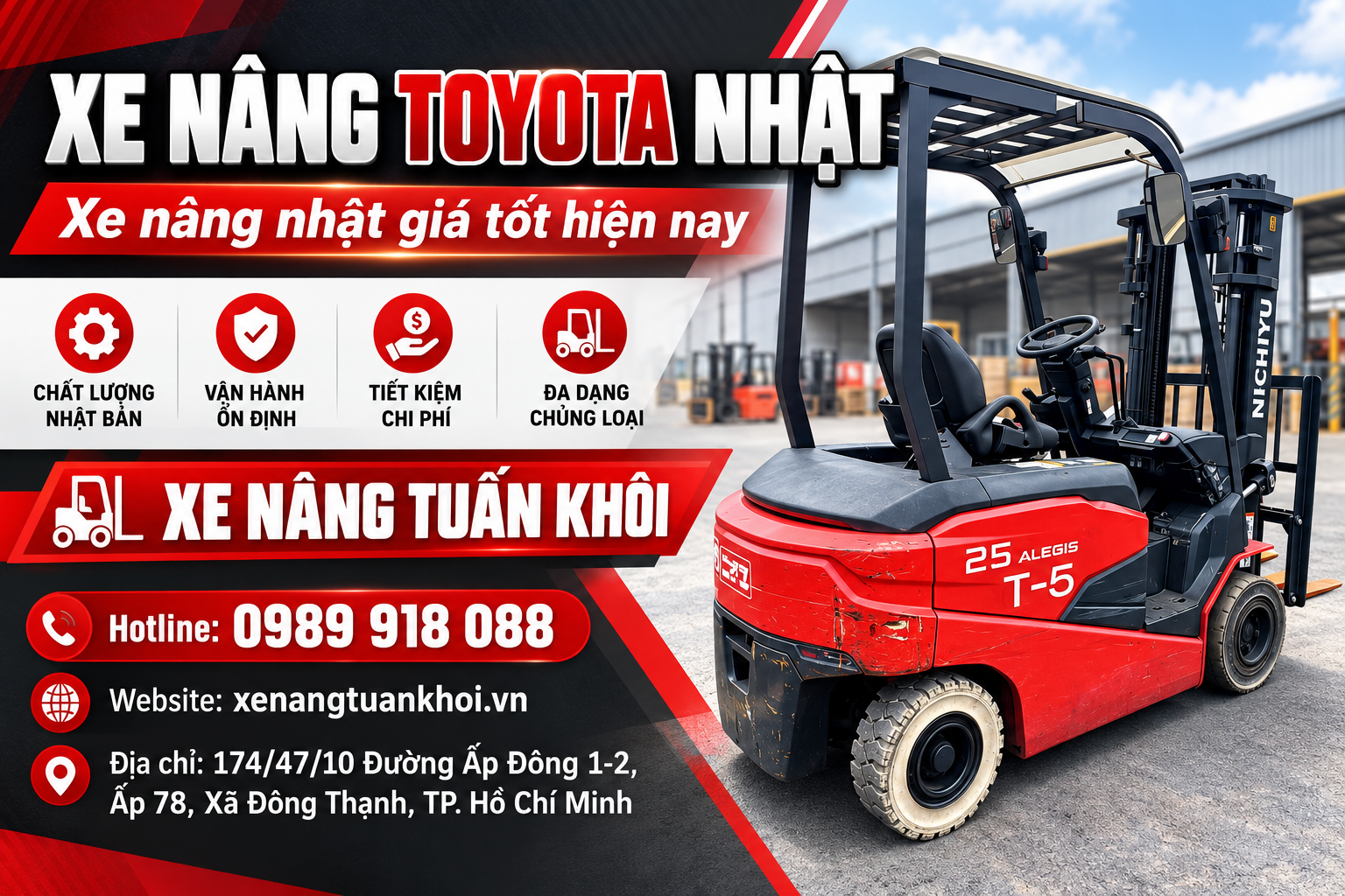 xe nâng nhật 