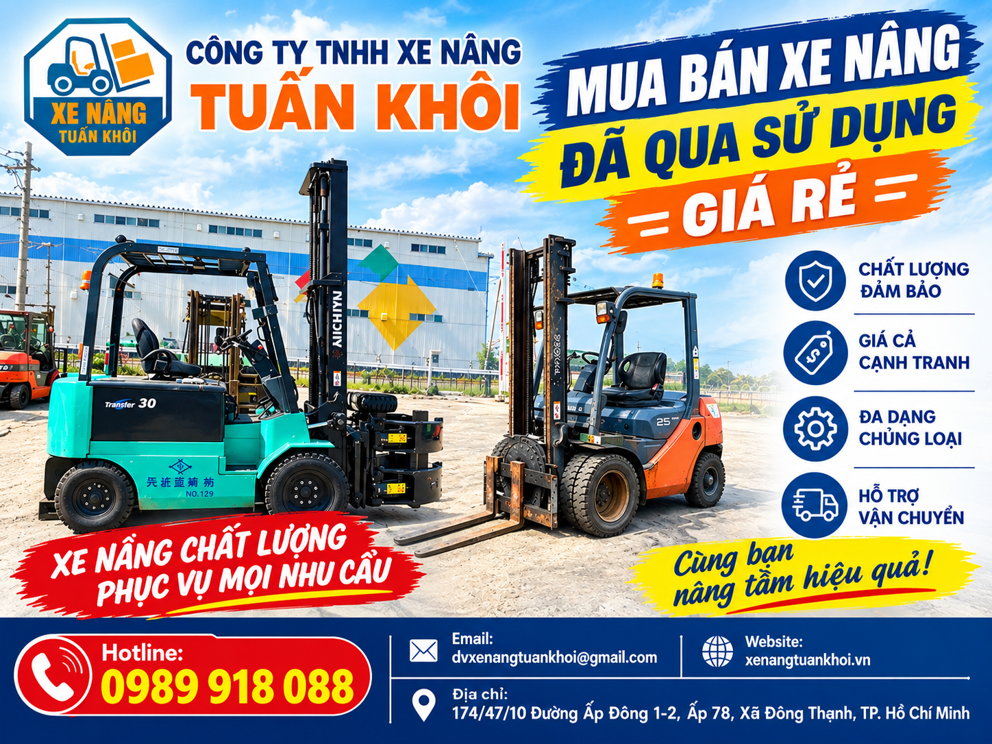 mua bán xe nâng cũ